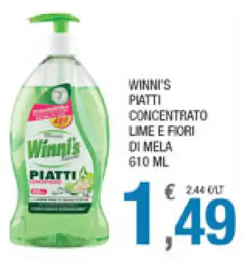 Splendidi e Splendenti Winni's Piatti Concentrato Lime e Fiori di Mela 610ml offerta
