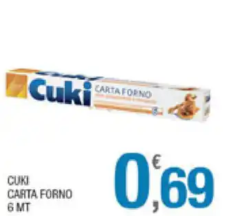 Splendidi e Splendenti Cuki Carta Forno 6mt offerta