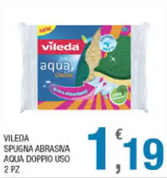 Splendidi e Splendenti Vileda Spugna Abrasiva Aqua Doppio Uso 2pz offerta
