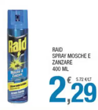 Splendidi e Splendenti Raid Spray Mosche e Zanzare 400ml offerta