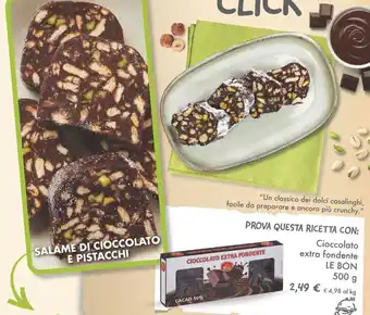 MD Discount Cioccolato extra fondente LE BON 500 g offerta