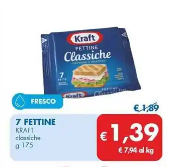 MD Discount 7 FETTINE KRAFT classiche g 175 offerta
