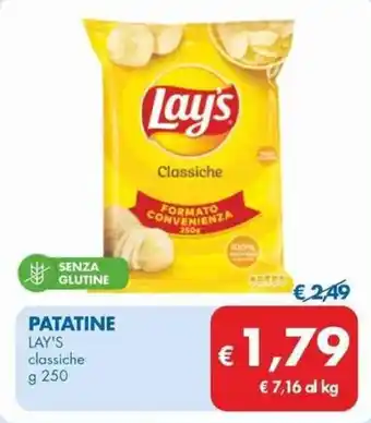 MD Discount PATATINE LAY'S classiche g 250 offerta