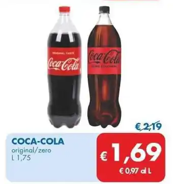 MD Discount COCA-COLA original/zero L 1,75 offerta