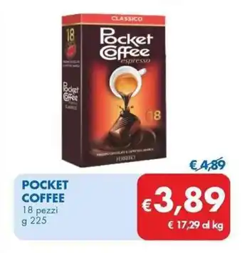 POCKET COFFEE 18 pezzi g 225