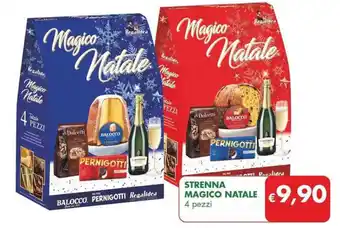 MD Discount STRENNA MAGICO NATALE 4 pezzi offerta