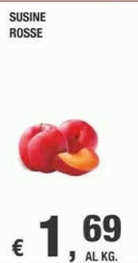 Crai Susine Rosse offerta