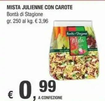 Crai Bontà di stagione Bonta Di Stagione Mista Julienne Con Carote offerta