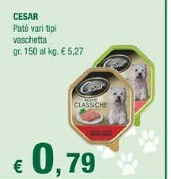 Crai Cesar Pate Vari Tipi Vaschetta offerta