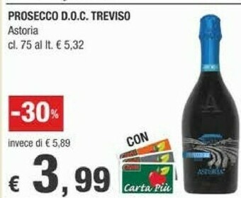 Crai Astoria Prosecco Doc Treviso offerta
