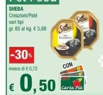 Crai Sheba Creazioni / Pate offerta