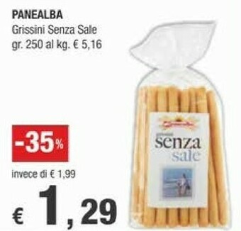 Crai Panealba Grissini Senza Sale offerta