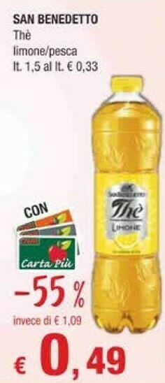 Crai San Benedetto Limone 1500 G(ml) offerta