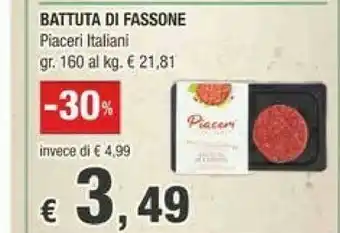 Crai Crai Battuta Di Fassone Piaceri Italiani offerta