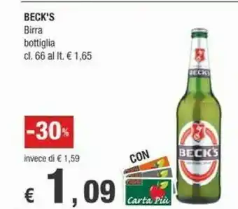 Crai Beck's - Beck's 660 G(ml) offerta