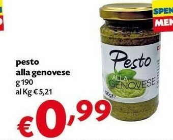 Pam Pesto Alla Genovese offerta