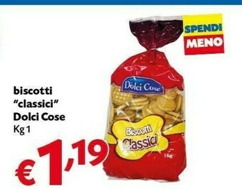 Pam Dolci Cose - Biscotti Classici 1000 G(ml) offerta