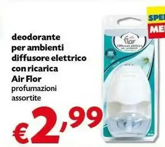 Pam Air Flor Deodorante Per Ambienti Diffusore Elettrico Con Ricarica offerta