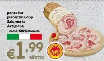 Pam Salumeria Artigiana Pancetta Placentina offerta