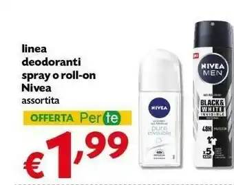 Nivea Linea Deodoranti Spray O Roll-on
