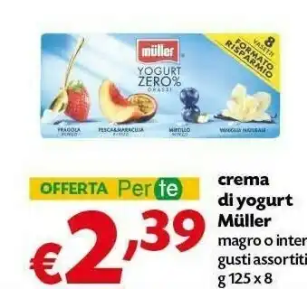 Pam Muller Crema Di Yogurt Magro offerta