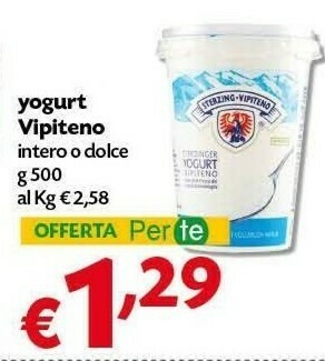 Sterzing-Vipiteno - Yogurt Intero Bianco