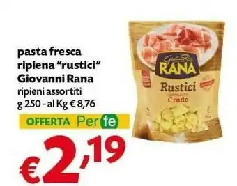 Pam Rana Rustici Cappelletti Crudo 250 G(ml) offerta