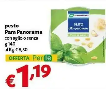 Pam Pesto Pam Panorama Con Aglio O Senza offerta