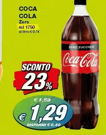 Prix Quality Coca-Cola - Coca-Cola Zero offerta