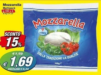Prix Quality Mozzarella Multipack offerta