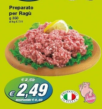 Prix Quality Preparato Per Ragù 350 G offerta