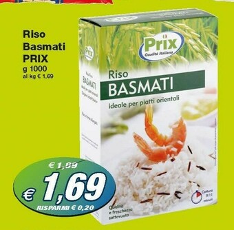 Prix Quality Prix - Riso Basmati offerta
