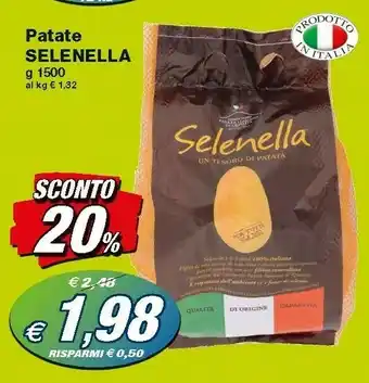 Prix Quality Selenella Patate offerta
