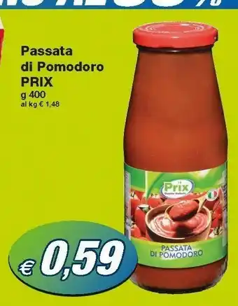 Prix Quality Prix Passata Di Pomodoro 400 G offerta