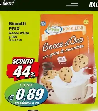 Prix Quality Prix - Gocce D'Oro Con Gocce Di Cioccolato 500 G(ml) offerta