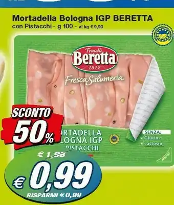 Prix Quality Beretta Mortadella Bologna Igp offerta