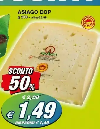 Prix Quality Asiago Dop offerta