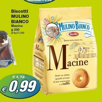 Prix Quality Barilla Buongrano Integrale Mulino Bianco 350 G(ml) offerta