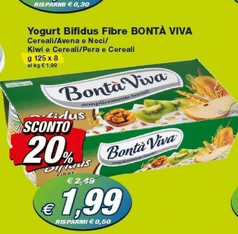 Bontà viva Bifidus Fibre Cereali