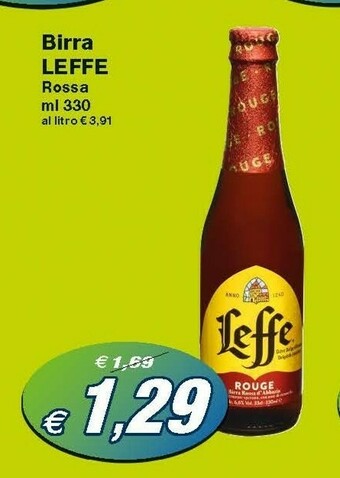 Prix Quality Leffe Birra Rossa offerta