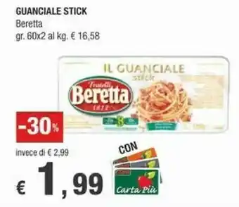 Crai Beretta Beretta - Il Guanciale Stick 120 g(ml) offerta