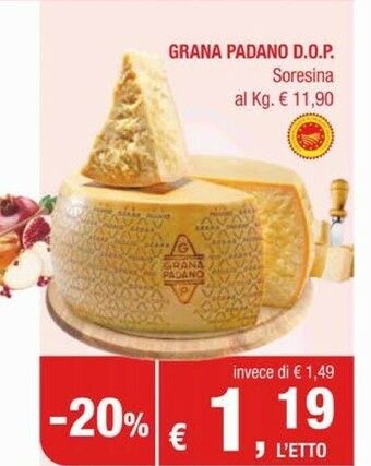 Crai Grana Padano DOP offerta
