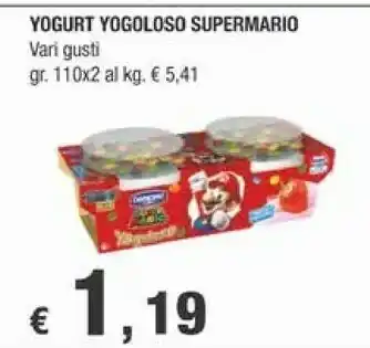 Crai Supermario Yogoloso Yogurt offerta