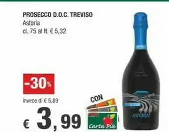 Crai Astoria Prosecco Doc Treviso offerta
