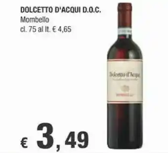 Crai Mombello Dolcetto D'acqui DOC offerta
