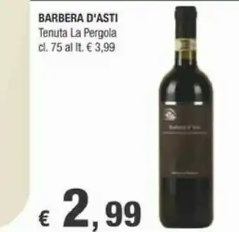 Crai Tenuta La Pergola Barbera D'asti offerta