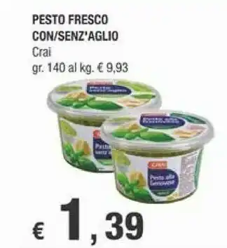 Crai Crai Pesto Fresco Con / Senz'aglio offerta