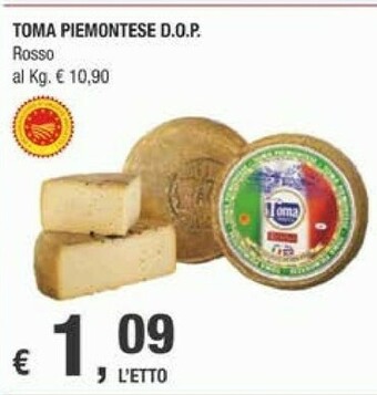 Crai Crai Toma Piemontese Rosso offerta