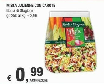 Crai Bontà di stagione Mista Julienne Con Carote offerta