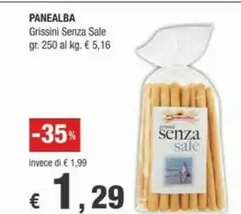 Crai Panealba - Grissini Senza Sale offerta